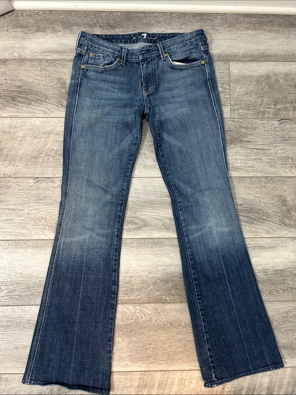7 For All Man Kind Low Rise Boot Cut size 29